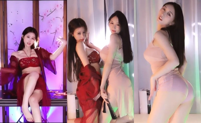 斗鱼主播 – 三岁伊 小小玉酱 珍藏版双人古装舞[4V-523M]