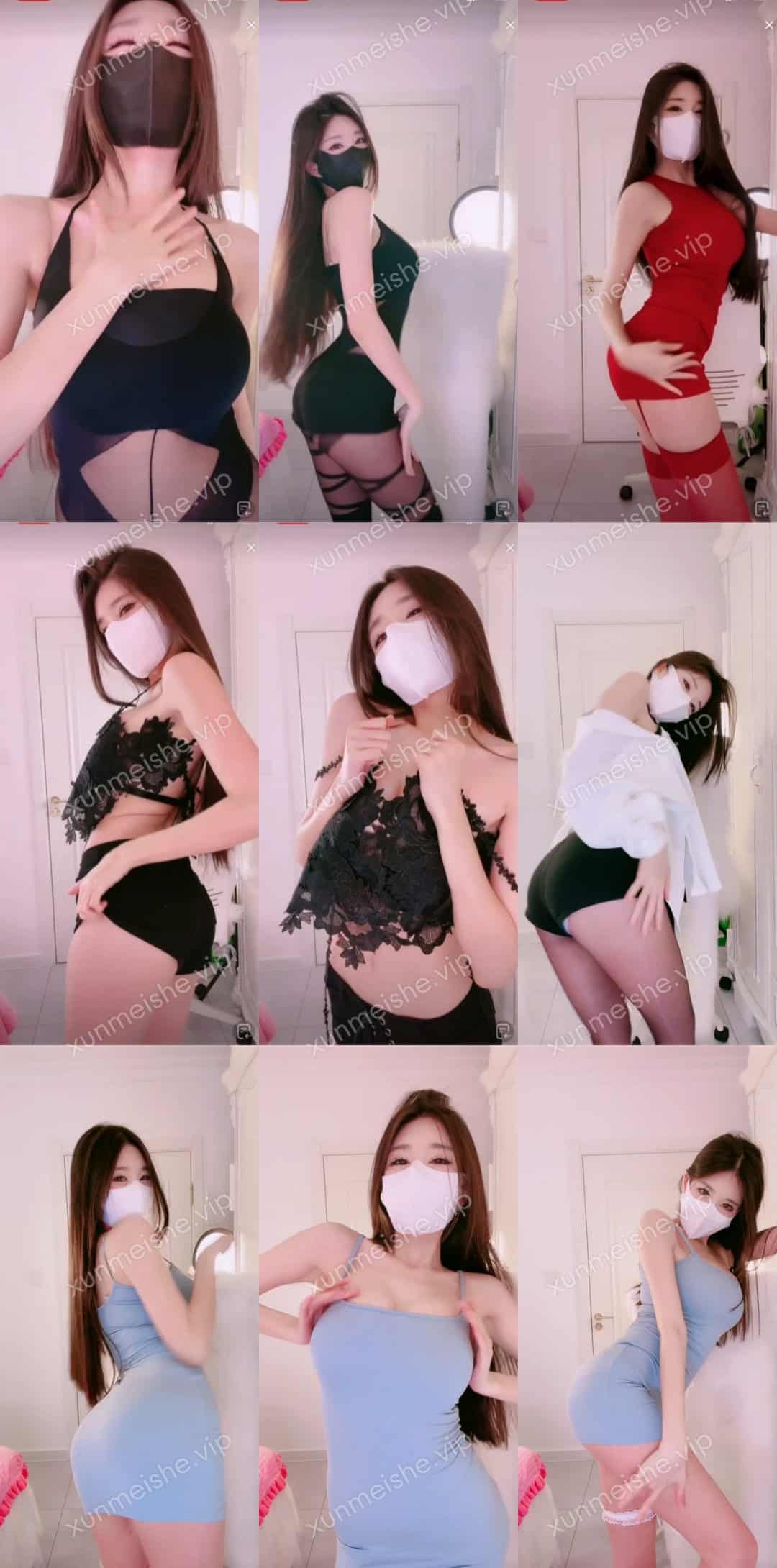 抖音主播 – 眠羊 私定直播热舞[23V-879M]