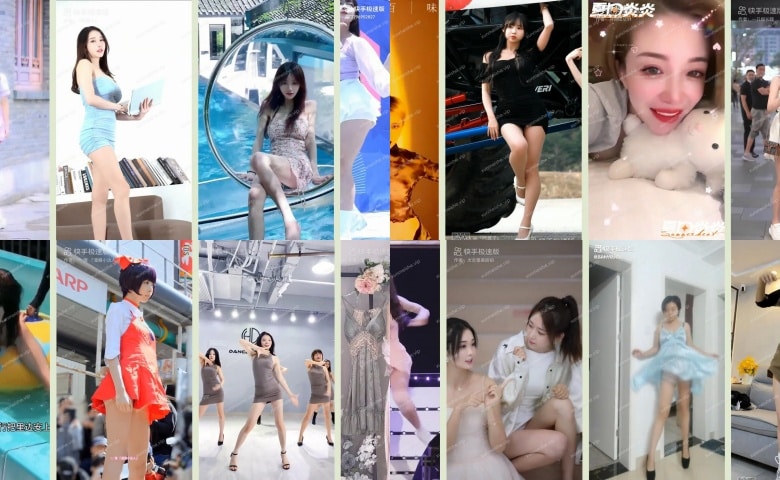 【快手极速版】众多空杯露内森林不穿内衣小短裙等[77V-633M]