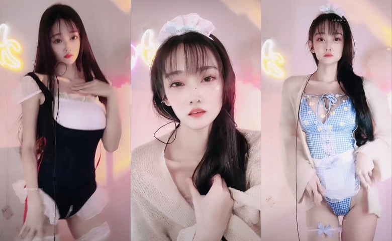 抖音主播 – 冰淇淋 直播死库水套装整活热舞[2V-300M]