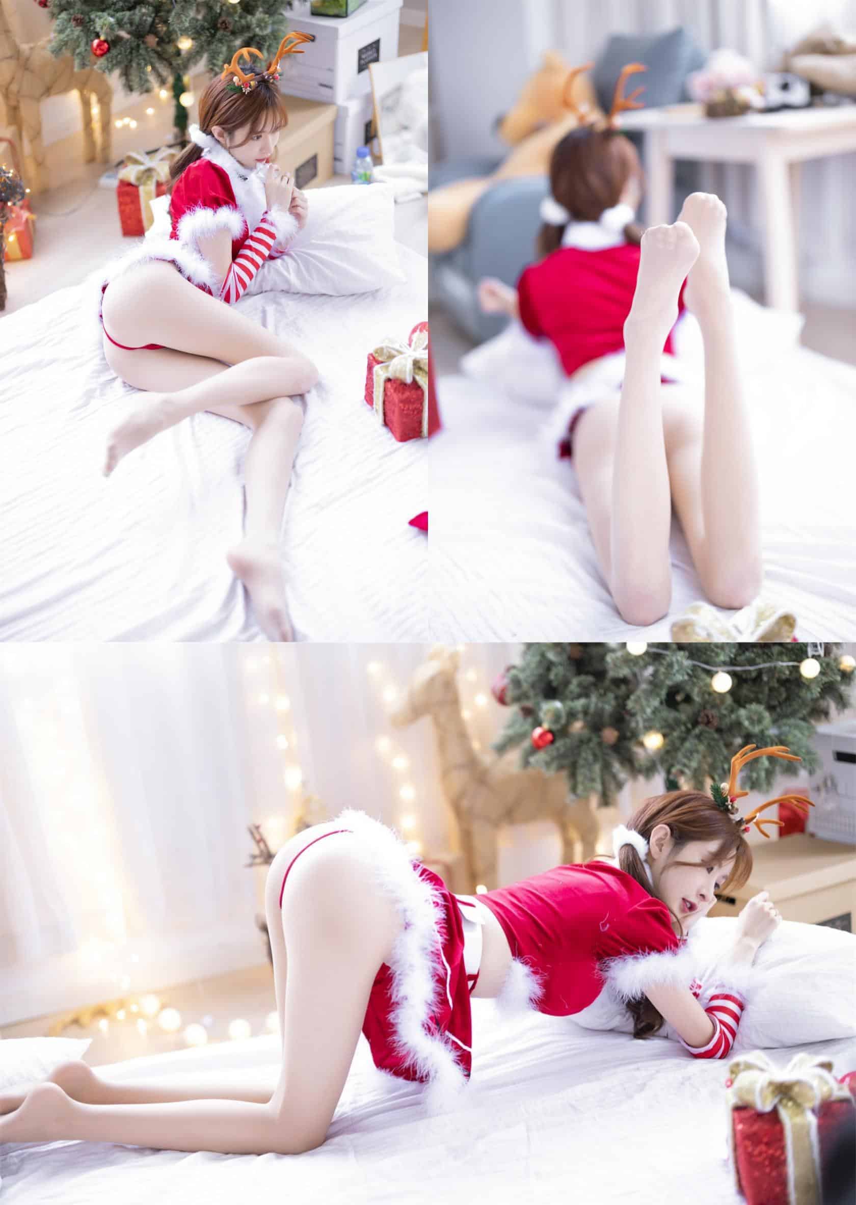 斗鱼主播网红王羽杉圣诞特辑大度版大众版齐发[2V+50P-407M]