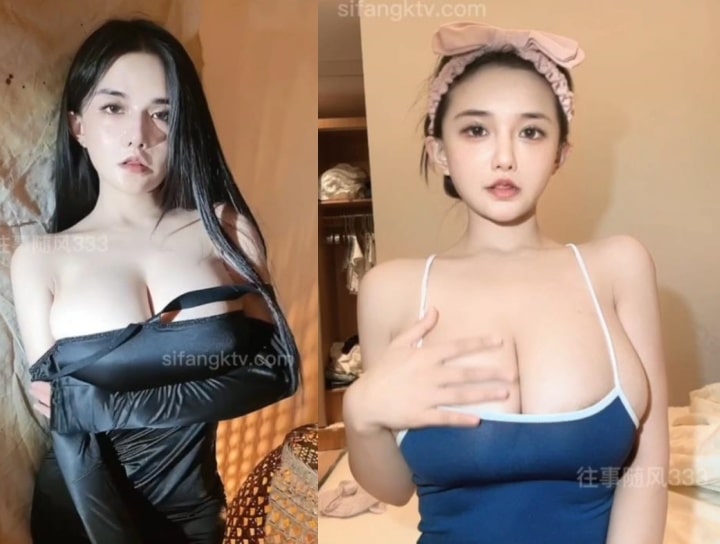 虎牙主播古阿扎黑色紧身睡衣白丝死库软弹无比[4V-1.19G]