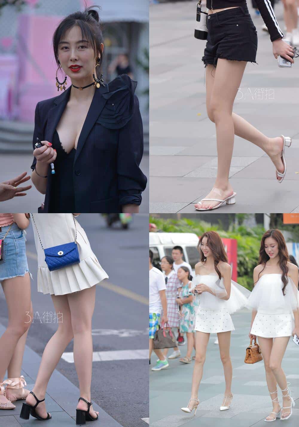 【真实街拍】各种类型的街拍美女图片合大集5000张+[11.3G]