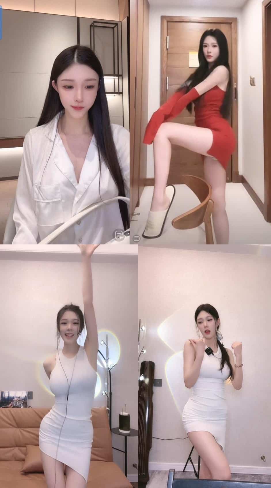 抖音高颜值富家女 – 真空透视闪现凸点等直播热舞剪辑[12V-1.23G]