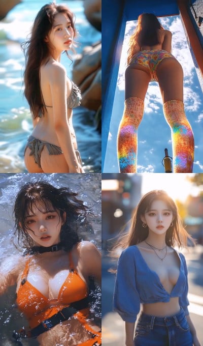 【AI视频】AI lookbook AI girl video 美女视频第三弹[15V-2.47G]