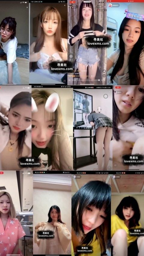 大陆抖音&快手平台为引流耍手段擦边闪现新合集[345V-3.16G]