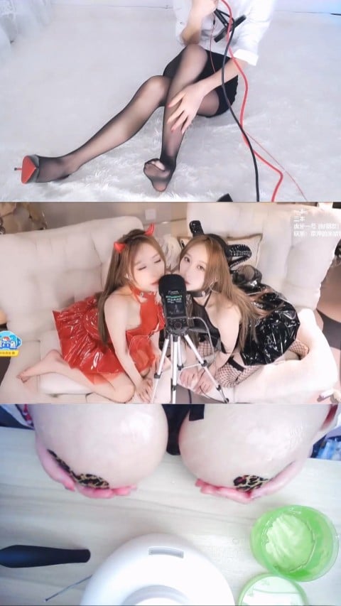 虎牙周童潼+咩咩酱+你的圈圈儿 ASMR视频合并档[3V-370M]