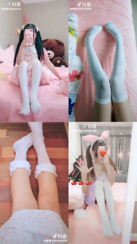 【足控福利】抖音萌妹们可爱的脚106部视频[106V-222M]