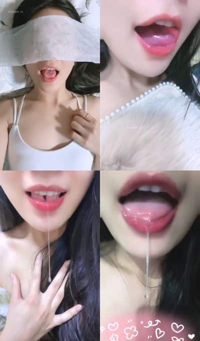 快手 – LAM 定制唾液拉丝舌舞视频合集[64V-187M]